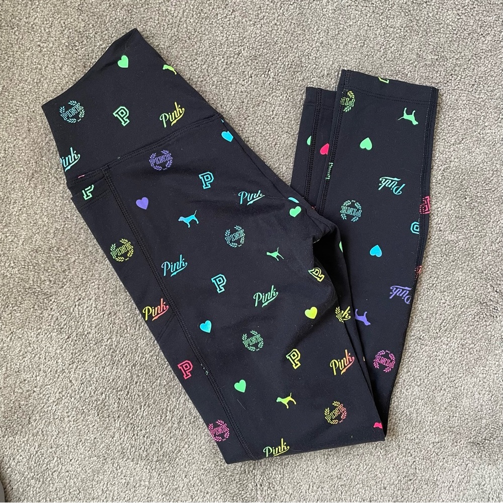 VS PINK Ultimate Leggings - Rare Pattern - Size XS - Like New Condition